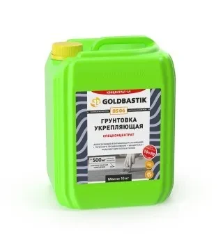 Грунтовка концентрат бесцветная (профи) «GOLDBASTIK BS 06»